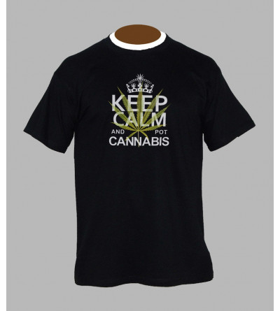 T-shirt cannabis - Vêtement homme