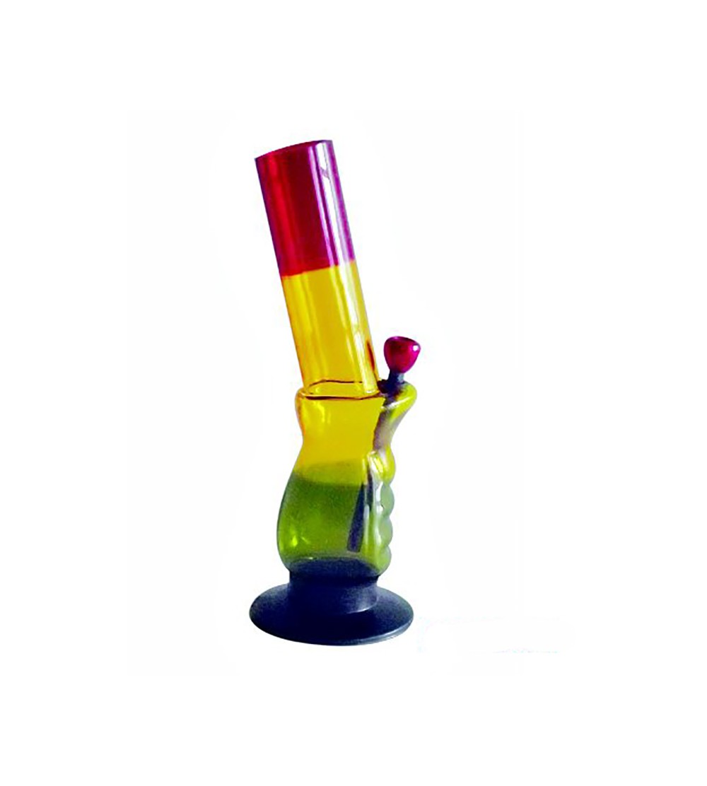 Bang RASTA TWIST Acrylique - Pipe à Eau - Bong - Compact de 32 cm CHAMP  HIGH - vert jaune rouge - Cdiscount Au quotidien