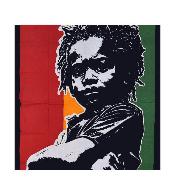 Drapeau Bob Marley Vert Jaune Rouge